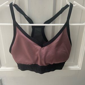 Pink and Black Victoria Secret Sports Bra